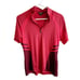 Kerrits Always Cool Ice Fil Short Sleeve Shirt Medium Red