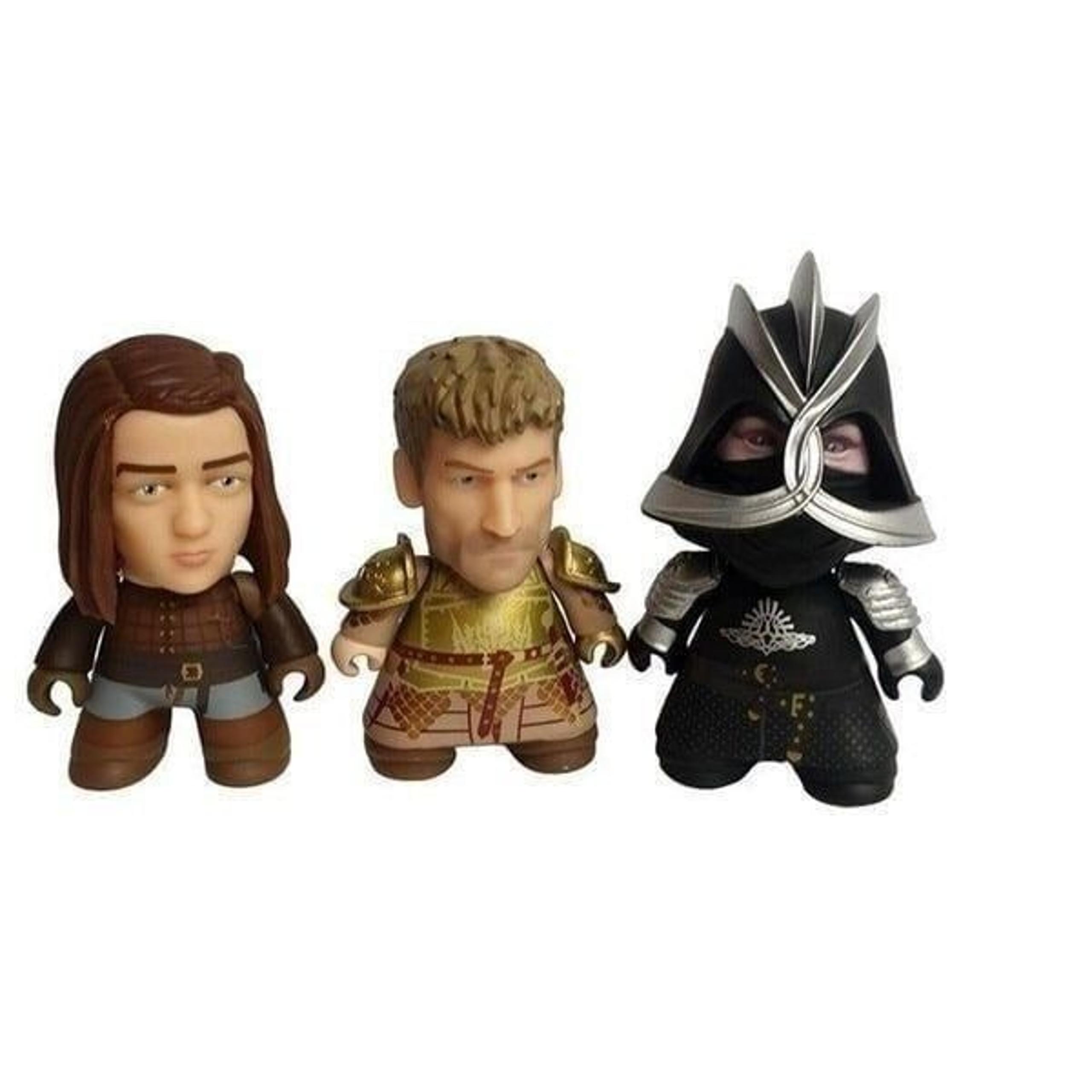 Game of Thrones Jamie Arya and The Mountain Titan Vinyl 3" Mini Figures NWOT