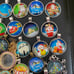 Large lot of jewelry making pendants and chains - 136 pieces