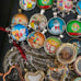 Large lot of jewelry making pendants and chains - 136 pieces