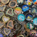 Large lot of jewelry making pendants and chains - 136 pieces