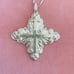 Vintage 1983 Christmas Cross Reed & Barton sterling silver pendant necklace