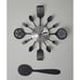 New 16 Inch Cutlery Wall Clock with Fork and Spoon Dial Wall Décor for Kitchen
