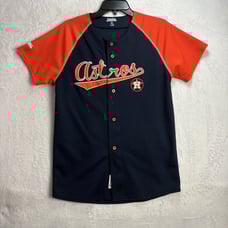 Houston Astros Stitches Jersey Youth XL Blue Orange