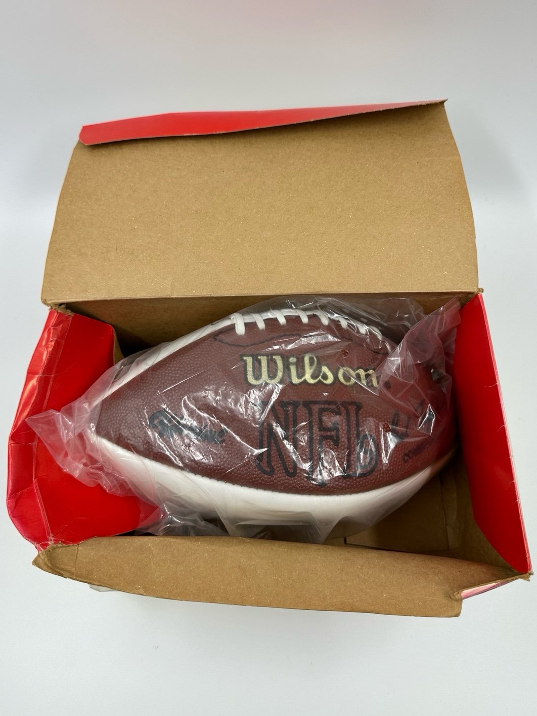 Vintage NFL Wilson Official BLANK Autograph Football Ball with Box NEW