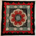 Indian hand embroidered wall hanging, Vintage, Unique, 50 x 50