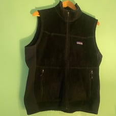 Patagonia FLEECE BLACK VNTG UNISEX M WINTER LOVED Vest