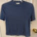 Vince Women’s (XXS) Blue (Azurene) Wool Cashmere Short Sleeve Crew Neck NWT