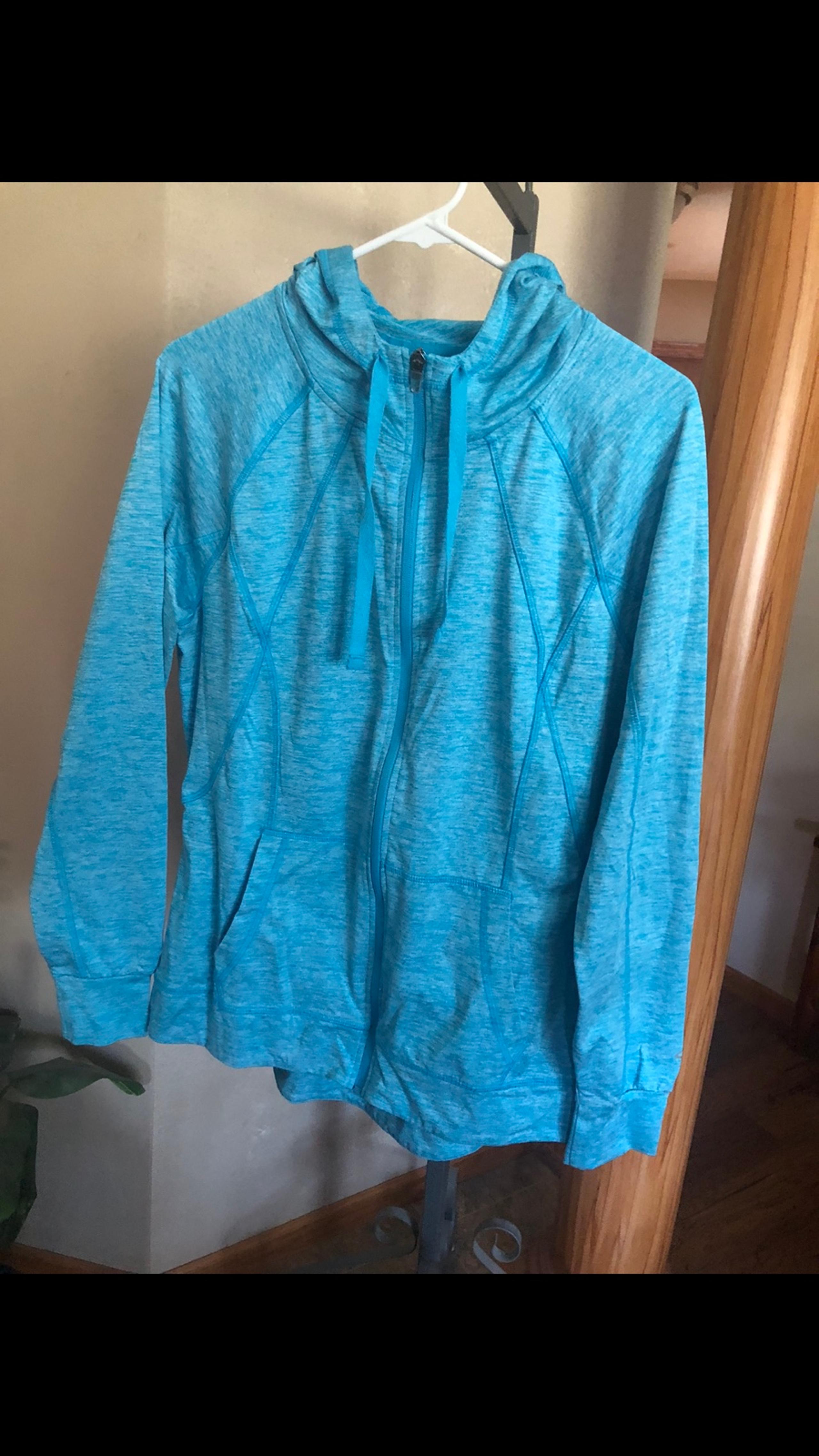 Women's Champion DuoDry Full Zip Hooded Sweatshirt size L EUC!