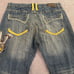Vintage Y2k Miskeen Men's jeans with embroidery