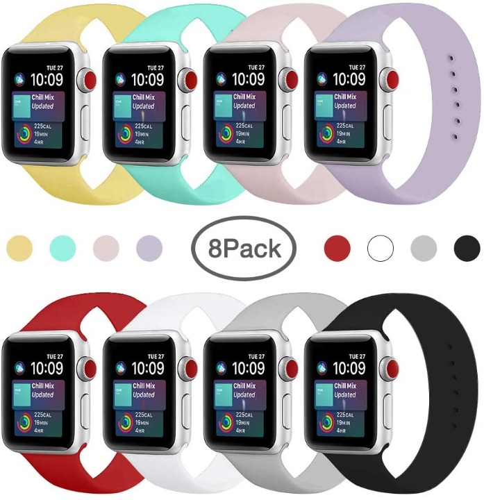 Sport Band for Watch 8 Pack 38mm/40mm S/