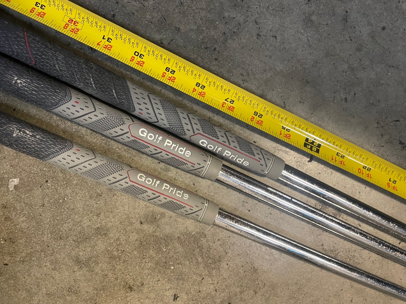 Golf Steel Shafts With Grips