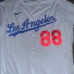 Authentic Nike Los Angeles Dodgers #88 Bob Geren 9/26/23 Issued Road Jersey 48T