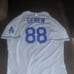 Authentic Nike Los Angeles Dodgers #88 Bob Geren 9/26/23 Issued Road Jersey 48T