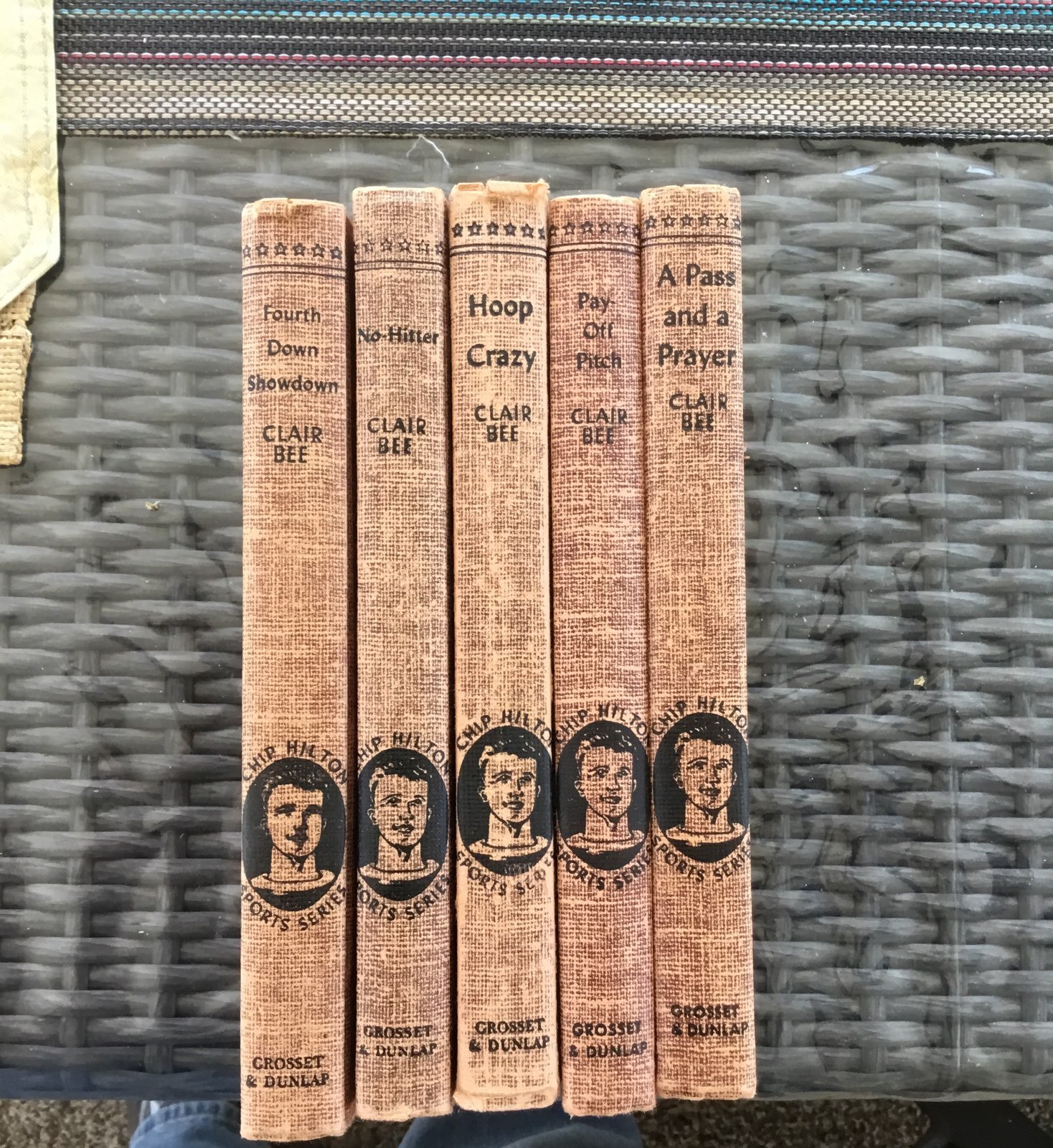 Five first edition Clair Bee books