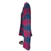 Vintage 80s Pendleton Wool Lined Plaid Cardigan Jacket Size 14 Raspberry Preppy