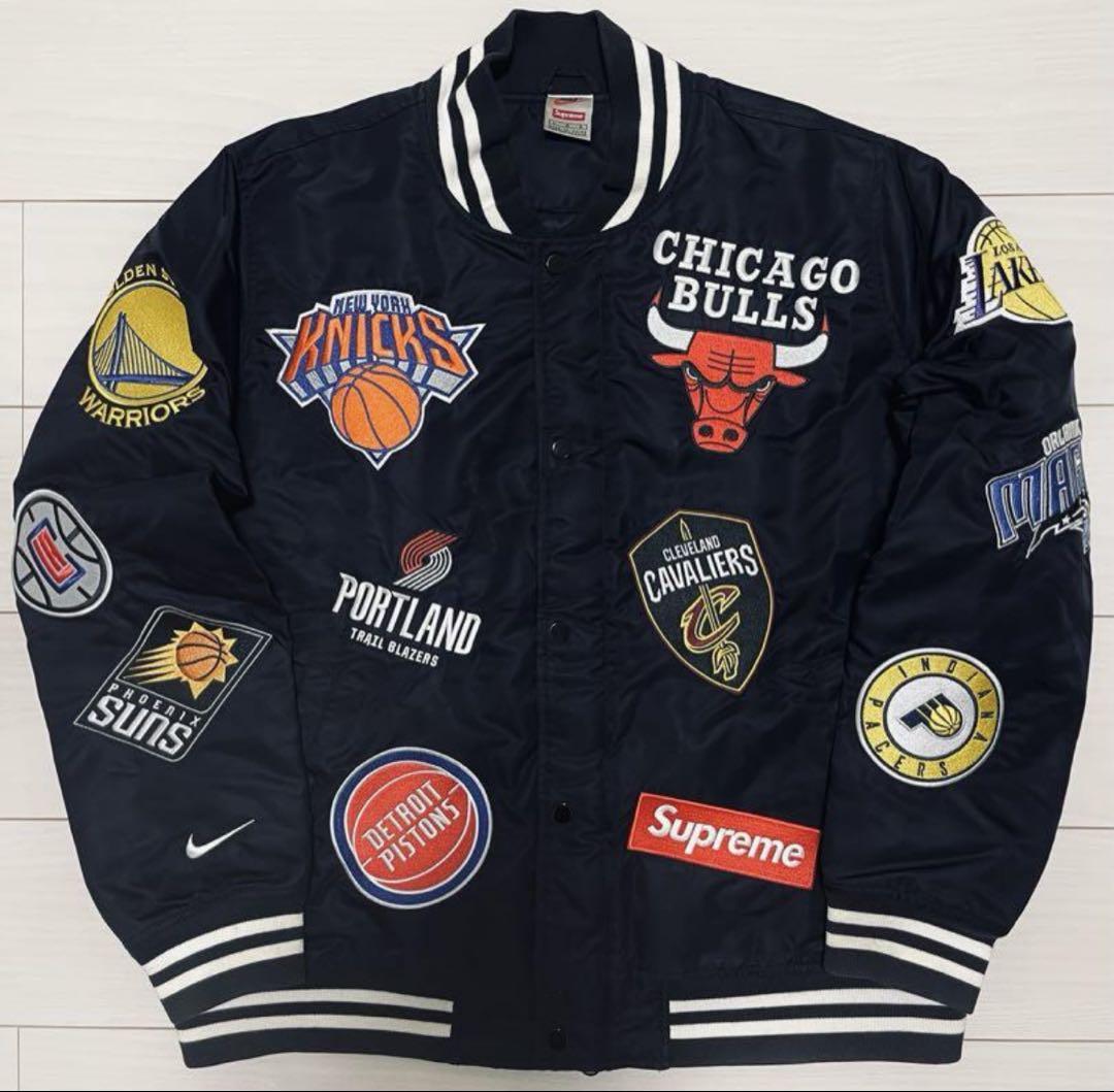 Nike/Supreme NBA varsity jacket, size L