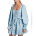 NWT Ramy Brook Kayleigh Poplin Cotton Belted Mini dress Blue S P NWT 368 IRRG