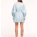 NWT Ramy Brook Kayleigh Poplin Cotton Belted Mini dress Blue S P NWT 368 IRRG