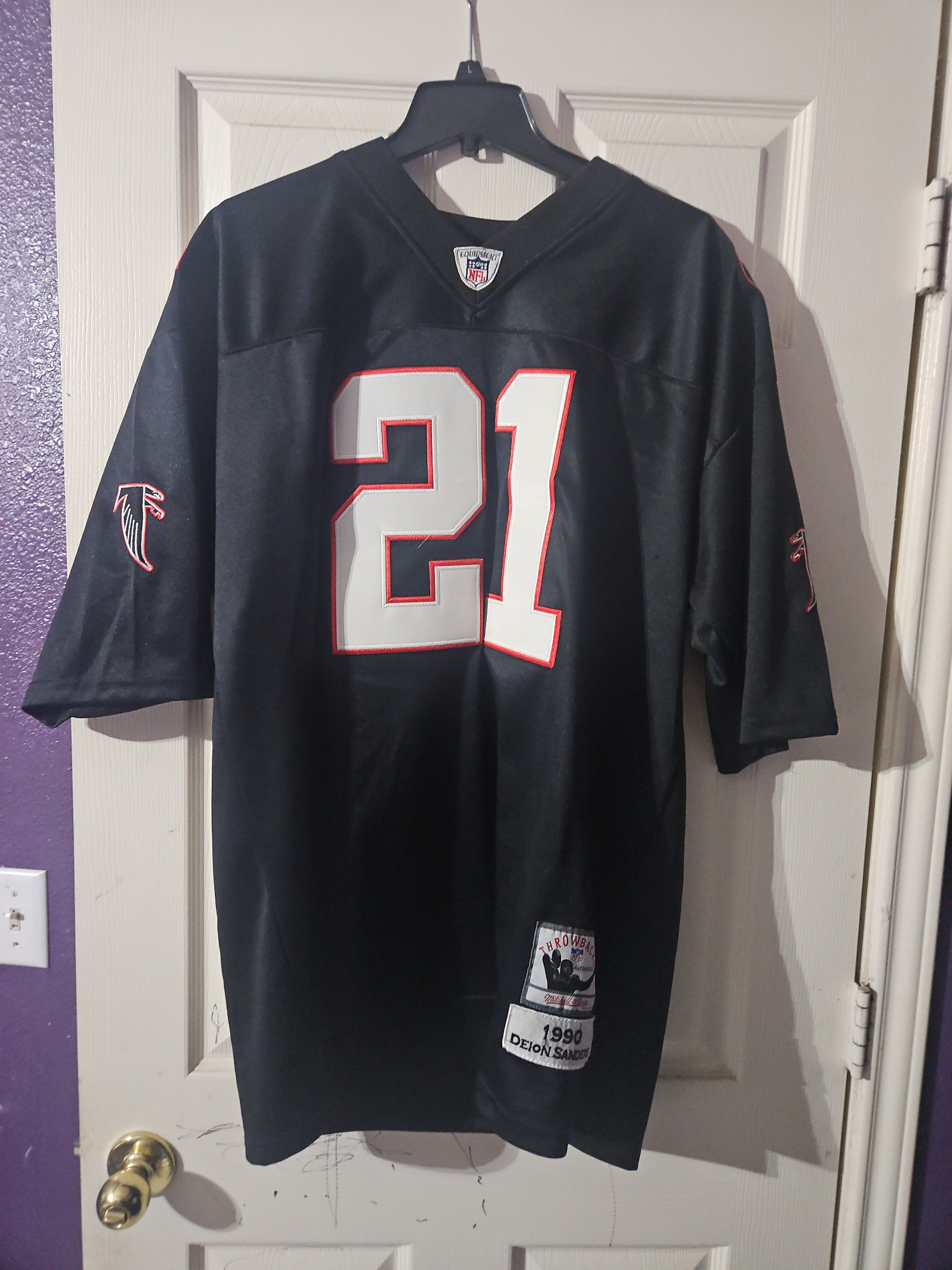Mitchell & Ness Legacy Atlanta Falcons 1990 Deion Sanders Jersey