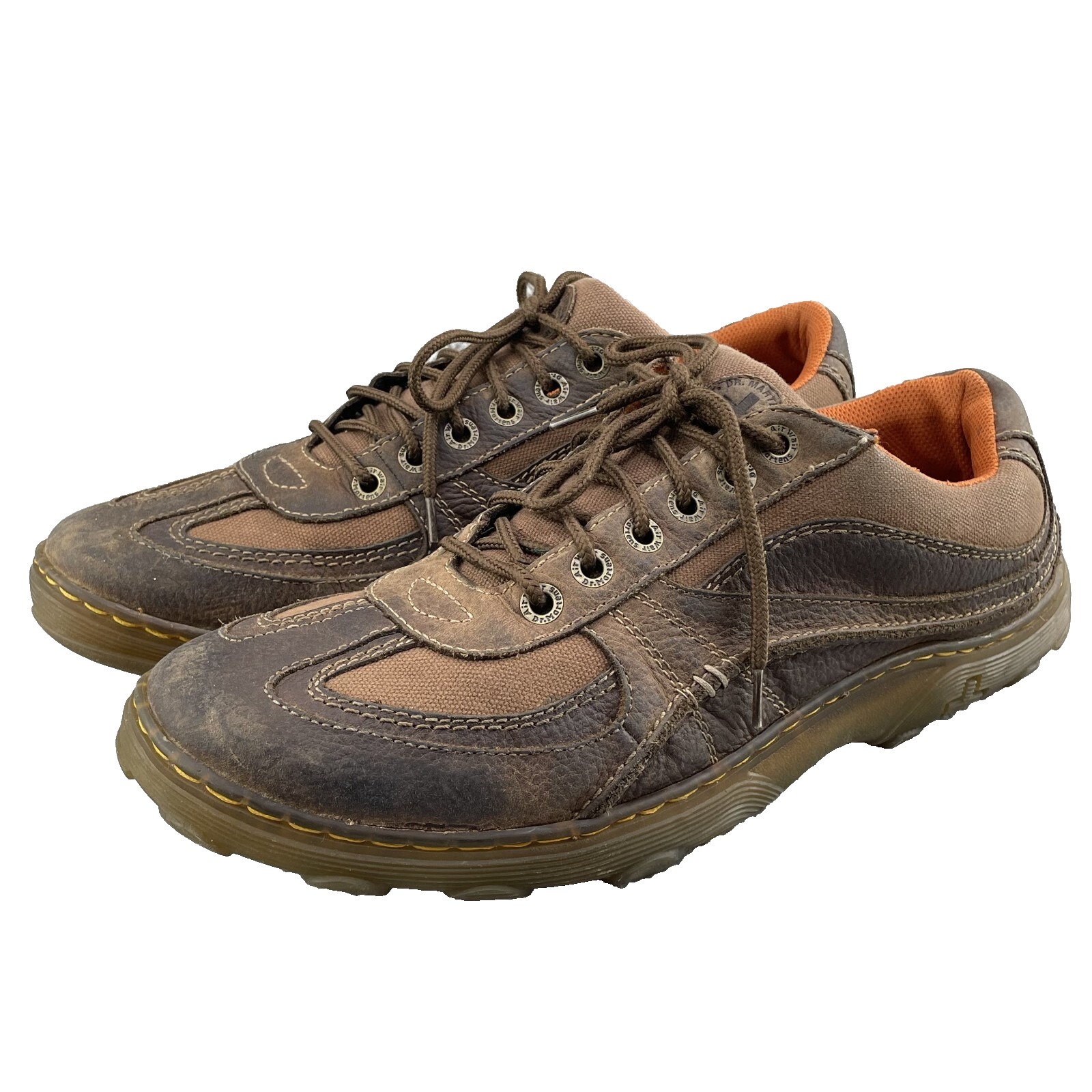Dr Martens Legacy Oxford Shoes Mens 14 Brown Leather Sneaker Y2k Academia Grunge
