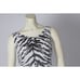 SAINT LAURENT Zebra Print Sleeveless Top Size S