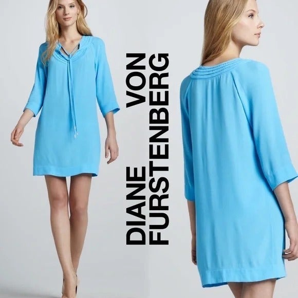 Diane von Furstenberg New Parlian Boho Shift Dress