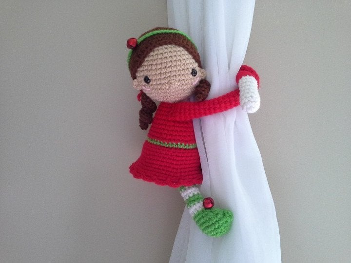 Elf Girl Curtain Tieback