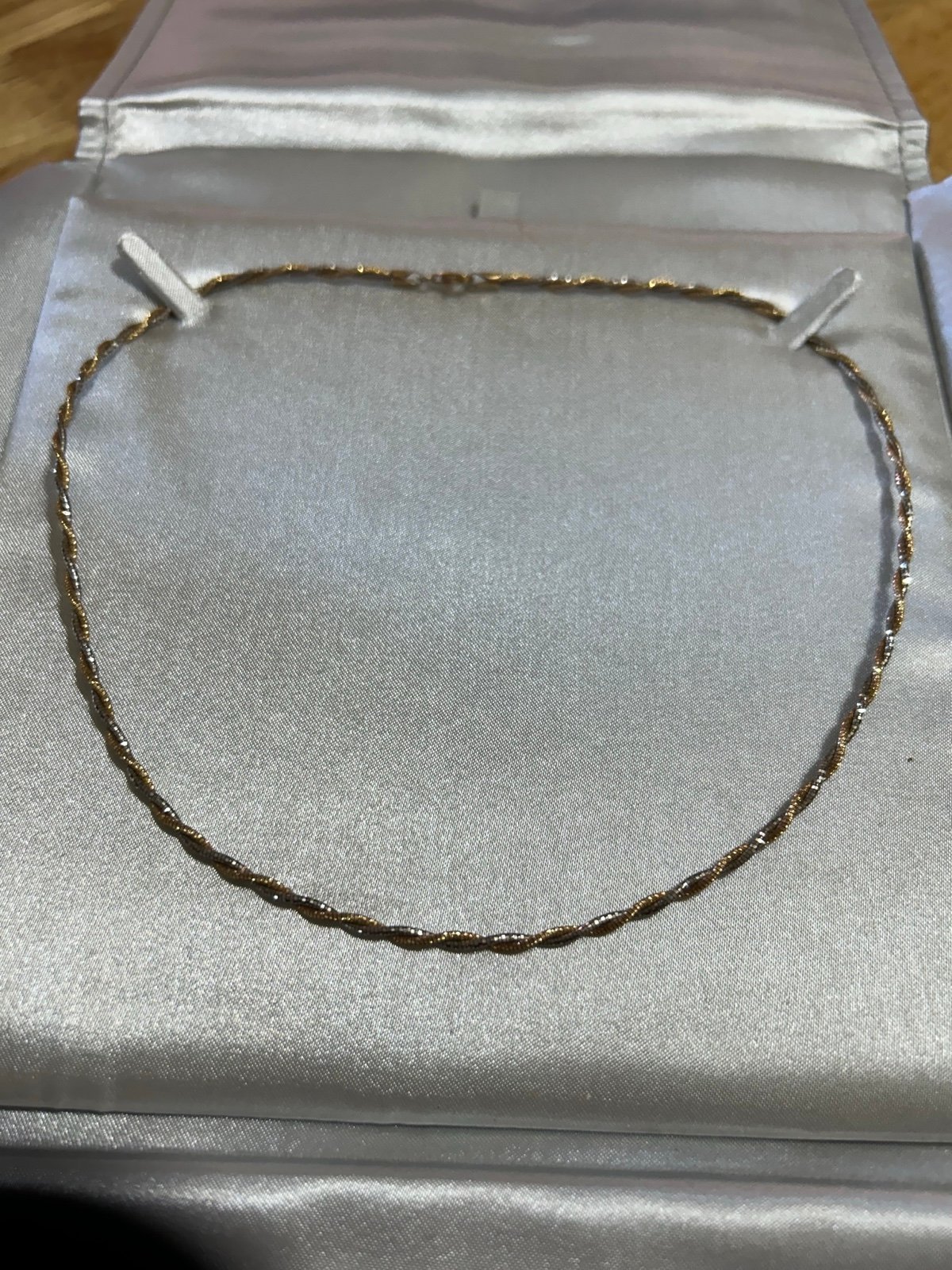10 karat solid gold made in Italy necklace
