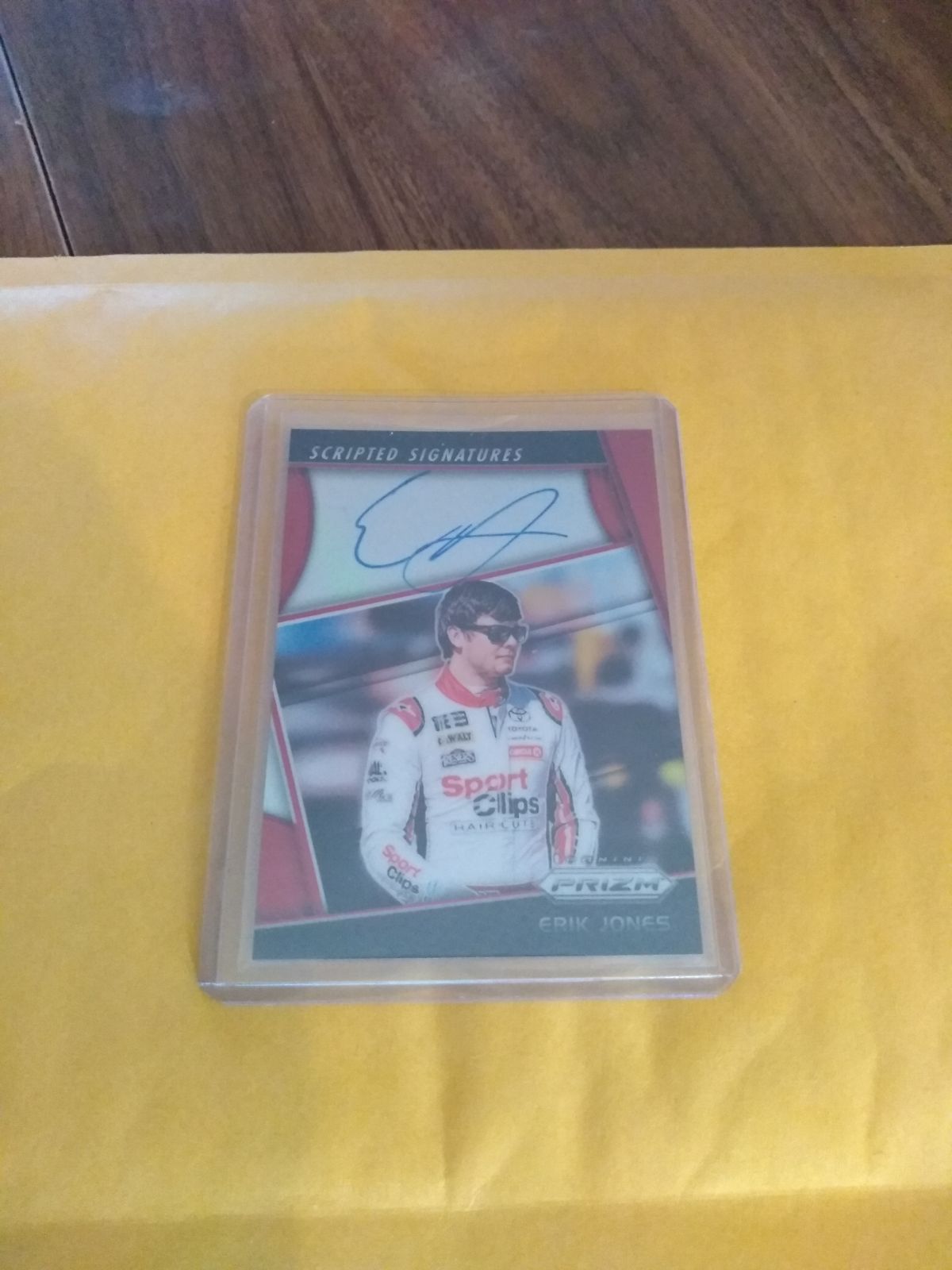 2018 Panini Prizm Red Refractor Rookie Erik Jones autograph 19/25 made