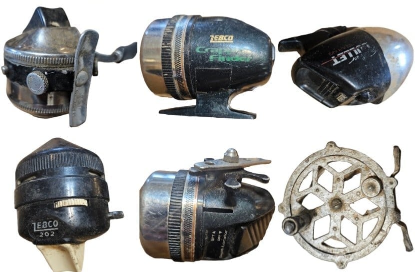 Bundle of Vintage Fishing Reel Lot you get all of them
