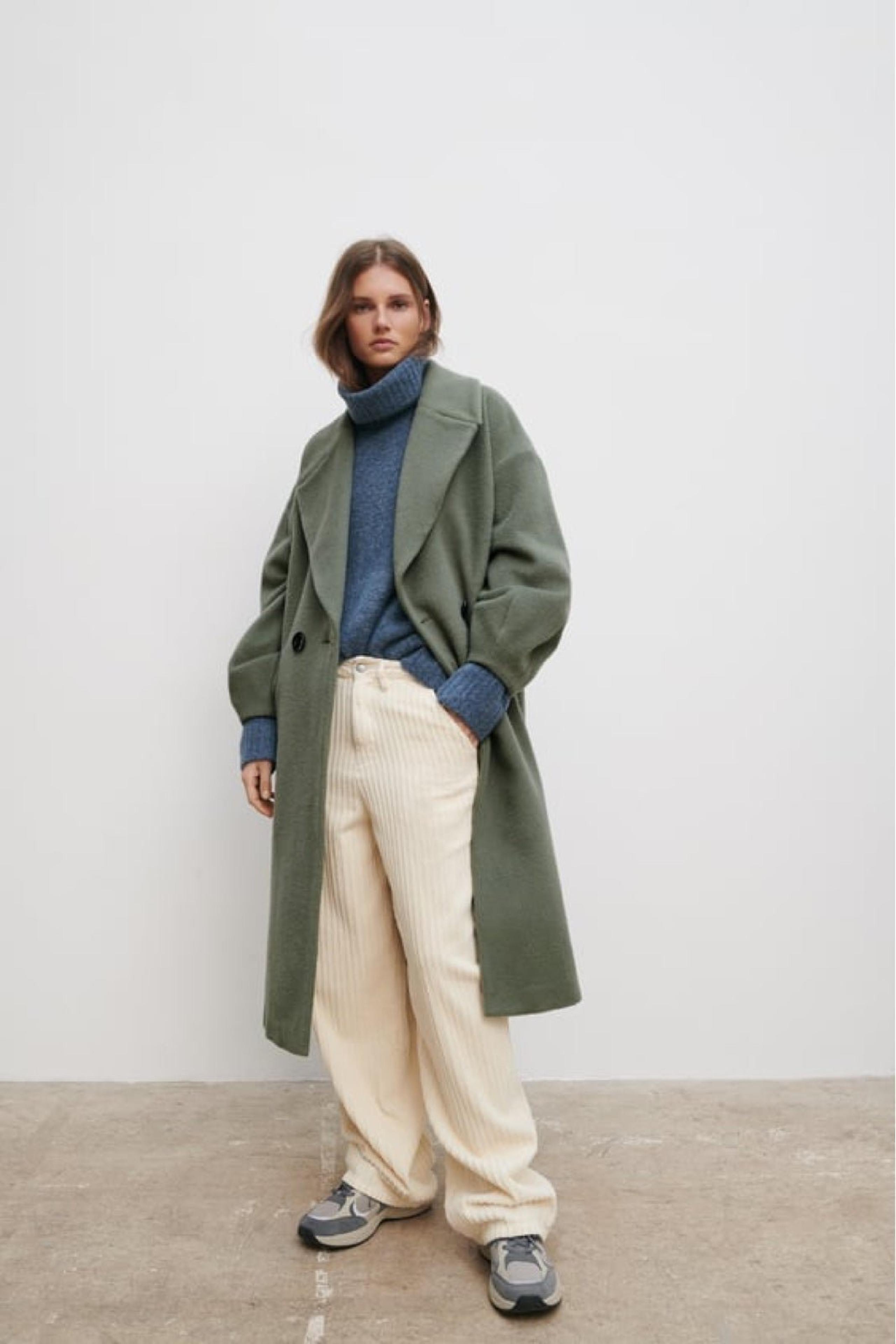ZARA Limited Edition Wool Blend Coat M