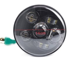 For Harley 5.75” 5-3/4 LED Headlight
