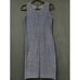 St. John Black Label Suit Dress Size 2 Jacket Size 4 Cerulean Blue Black Knit