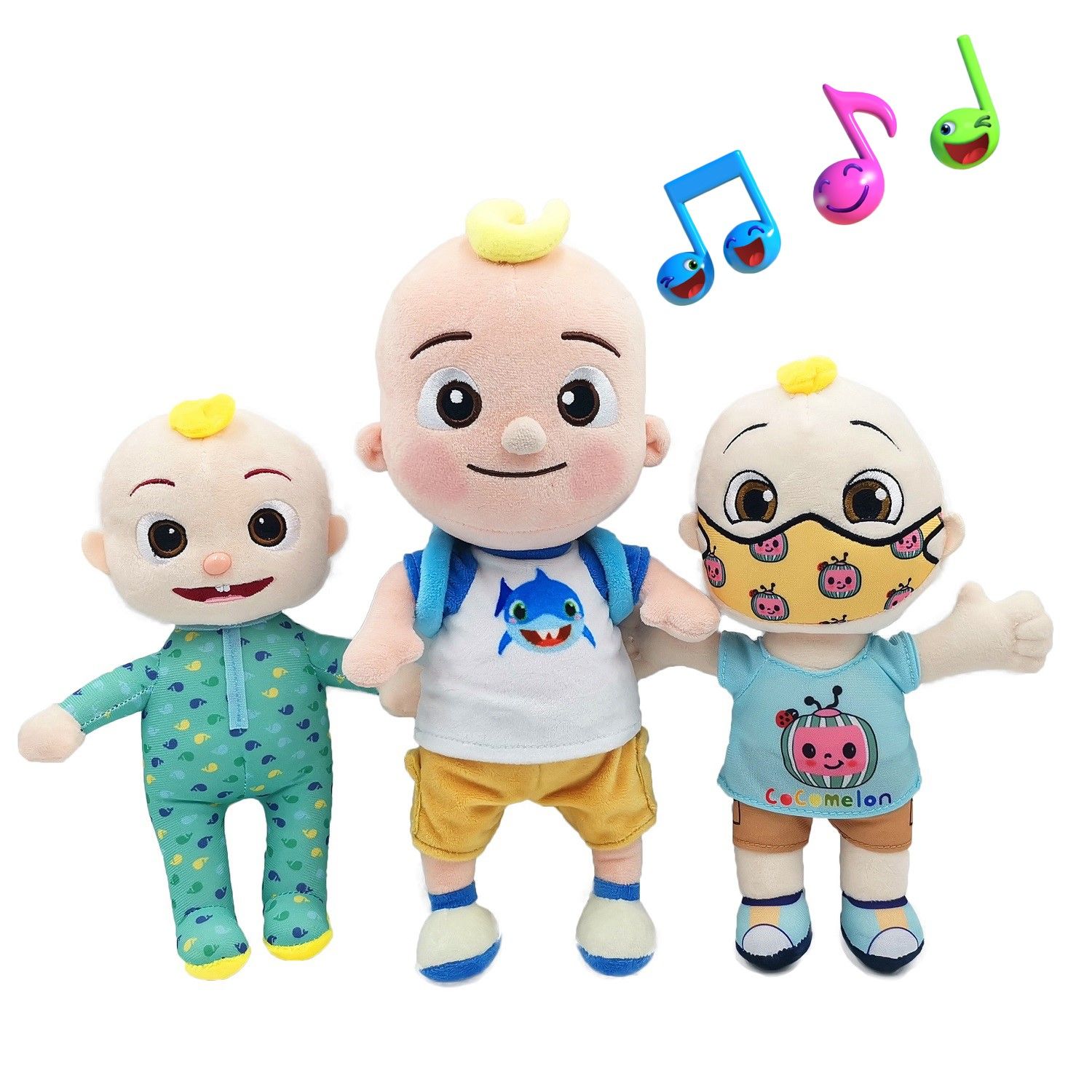 Music plush doll baby pillow