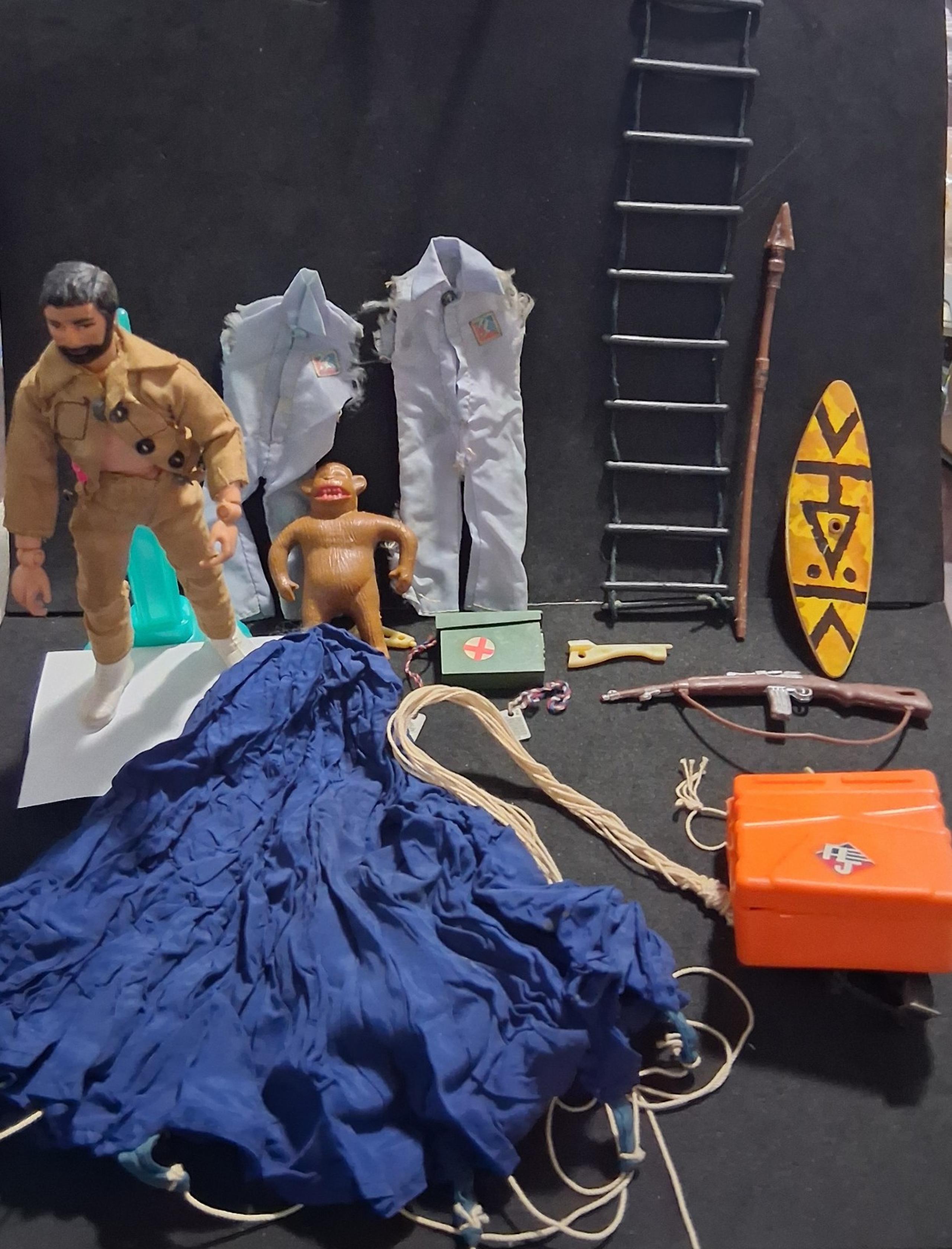 MEGO CORP ACTION JACKSON FIGURES LOST CONTINENT TOYS 70'S