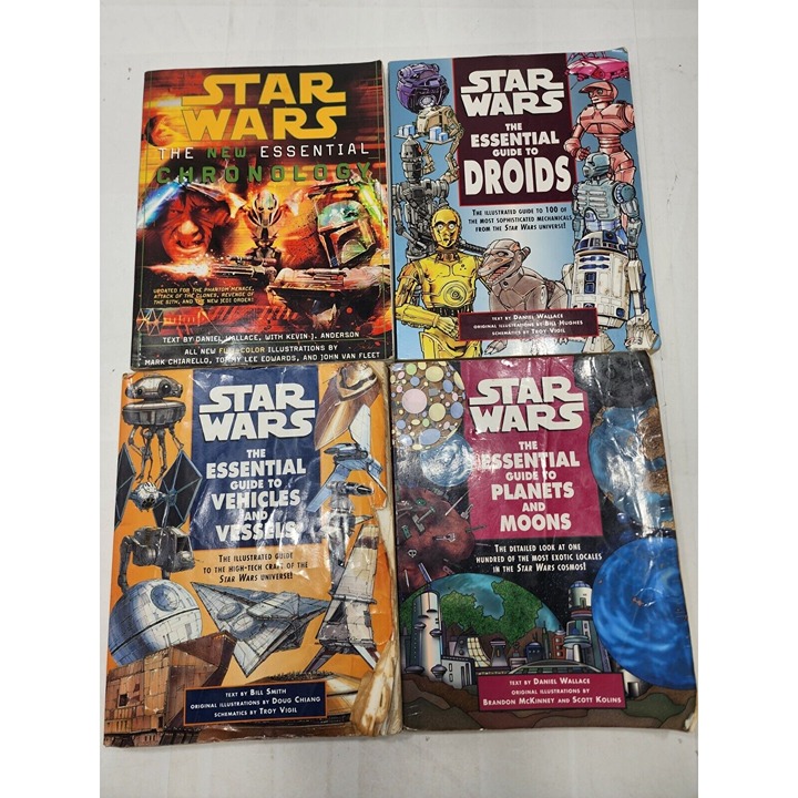 Star Wars Essential Guides Chronology Droids Vehicles Vessels Planets Moon