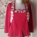 Y2k top with matching shrug