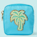 Palm Tree Patch Mini Square Pouch - Stoney Clover Lane x Target Blue
