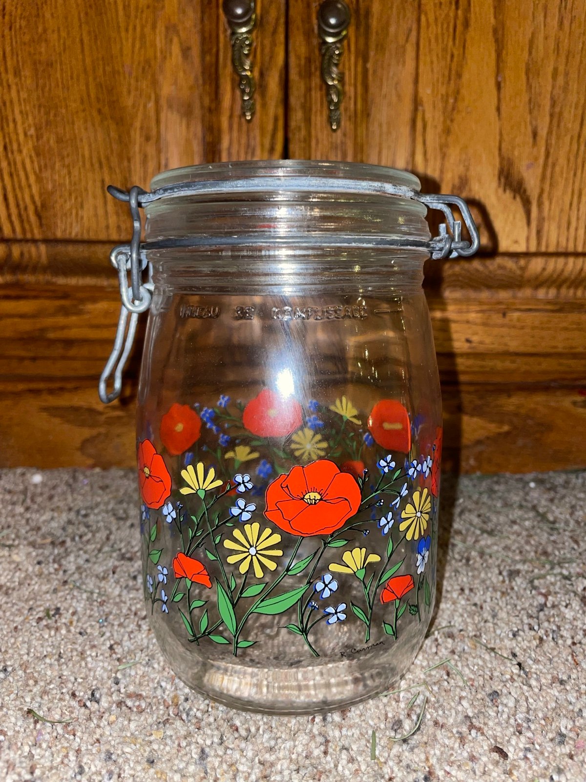 Vintage R. Carman France Jar