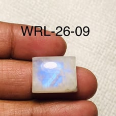 Rainbow Moonstone Rectangle Shape Cabochon-WRL-26-09