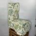 Ballard Couture pleated floral chair slipcover set of 4 100% Cotton