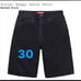 Supreme Script Baggy Denim Short, size 30, brand new.
