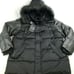 new Noize men coat jacket parka hooded faux fur vegan black XL 275