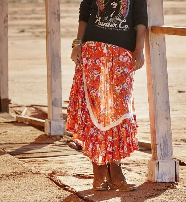 Spell & Gypsy Designs Revolver Skirt Small