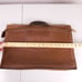 Pegasus Leather Briefcase Vintage USA Classic Business Laptop Work Office Brown