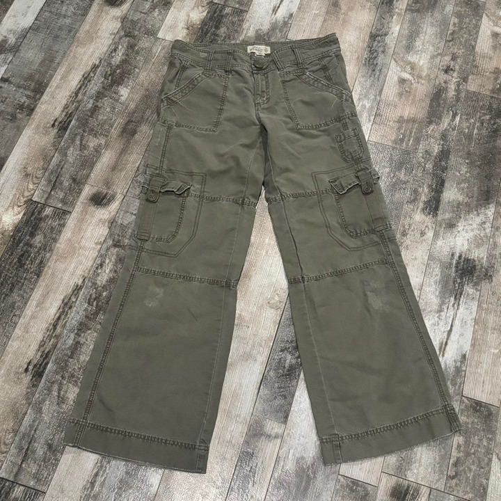 Vintage Y2K Earth Tone Old Navy Baggy Cargo Pants Size 10