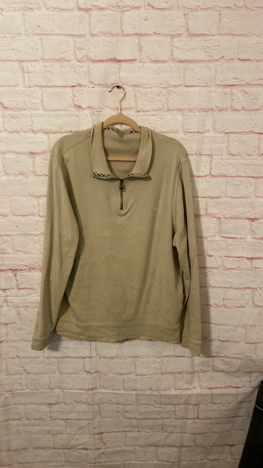 Burberry half-zip long sleeve