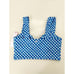 Lilly Pulitzer Luxletic Womens Boca Blue Calusa UPF 50+ Sports Bra Medium NWT