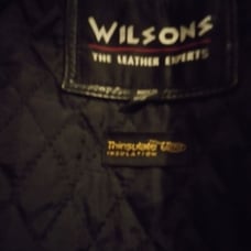 Leather coat